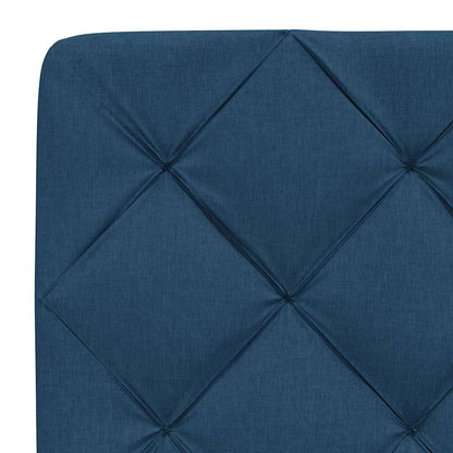 Cuscino Testiera Blu 140 cm in Tessuto - homemem39