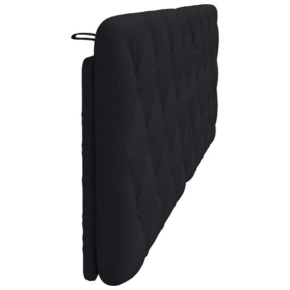 Cuscino Testiera Nero 160 cm in Tessuto