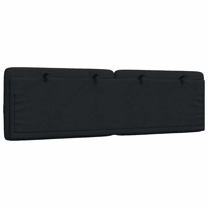 Cuscino Testiera Nero 160 cm in Tessuto