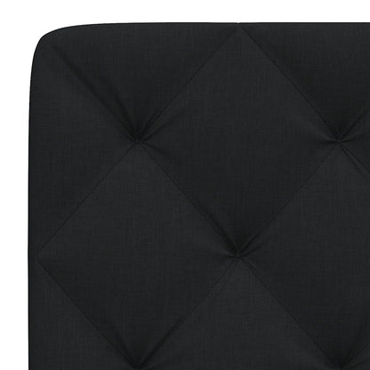 Cuscino Testiera Nero 160 cm in Tessuto