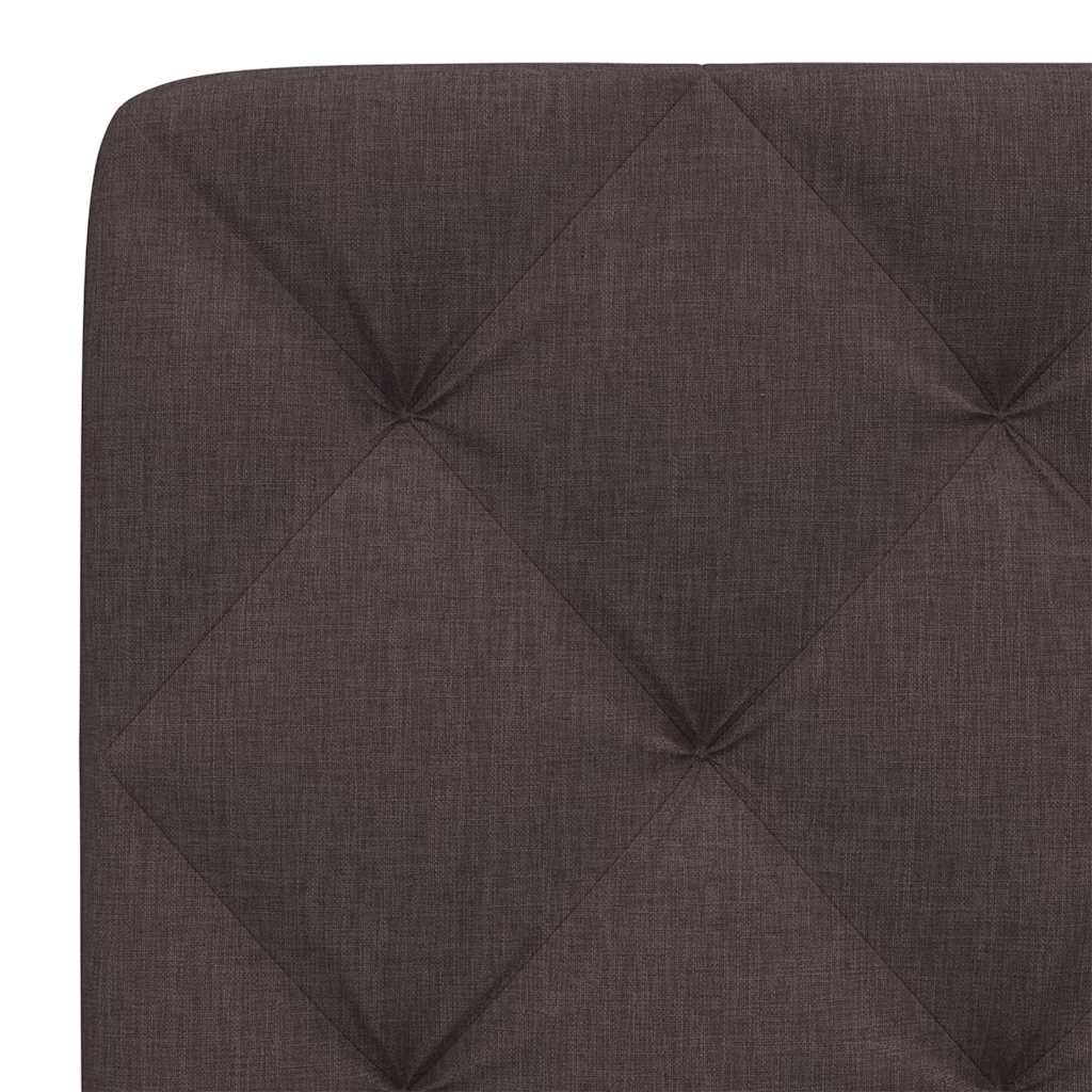 Cuscino Testiera Marrone Scuro 160 cm in Tessuto