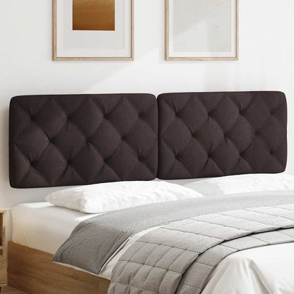 Cuscino Testiera Marrone Scuro 180 cm in Tessuto - homemem39