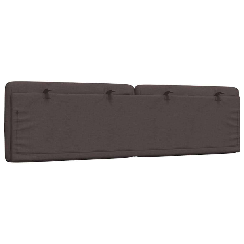 Cuscino Testiera Marrone Scuro 180 cm in Tessuto - homemem39