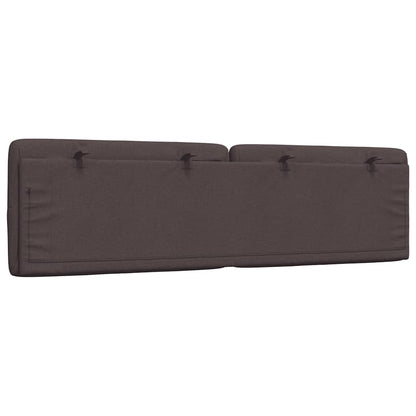 Cuscino Testiera Marrone Scuro 180 cm in Tessuto - homemem39