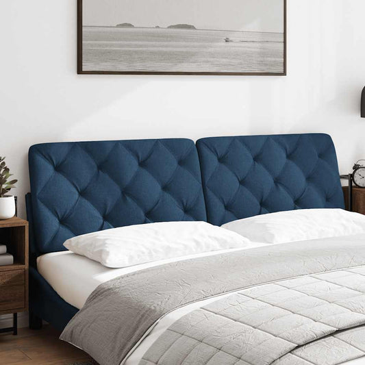 Cuscino Testiera Blu 180 cm in Tessuto - homemem39