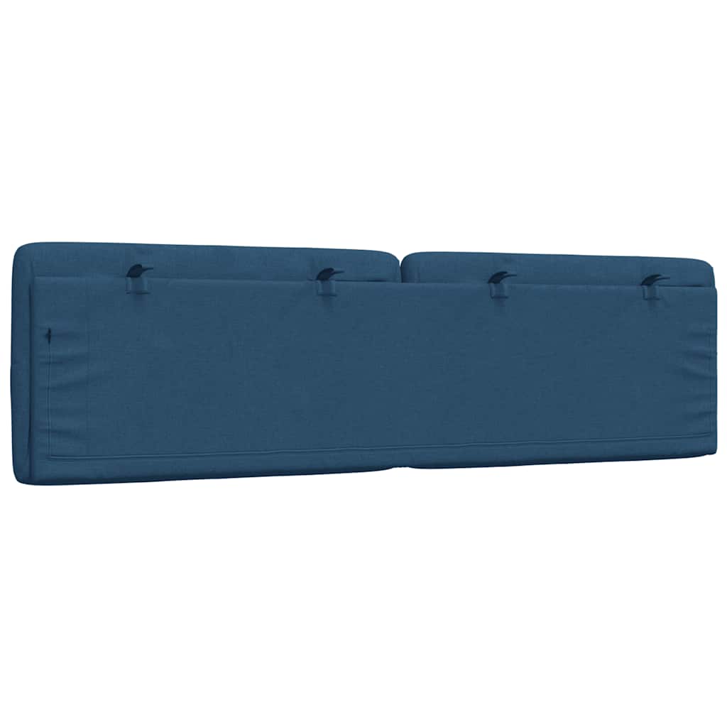 Cuscino Testiera Blu 180 cm in Tessuto - homemem39