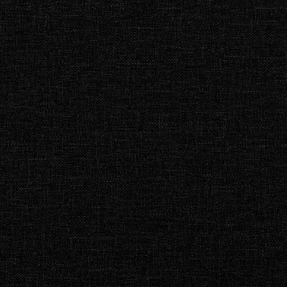 Cuscino Testiera Nero 200 cm in Tessuto - homemem39