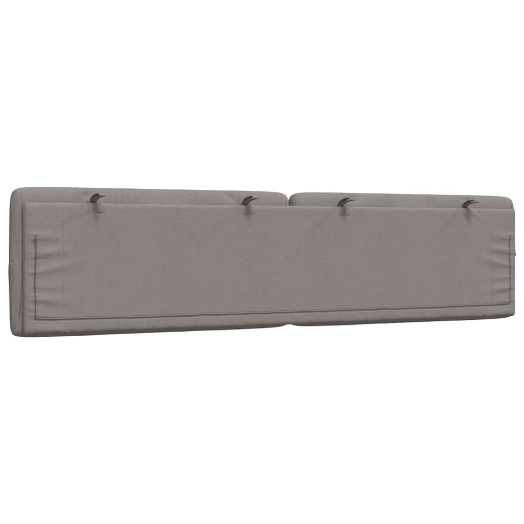 Cuscino Testiera Tortora 200 cm in Tessuto - homemem39