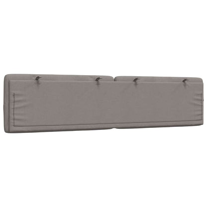 Cuscino Testiera Tortora 200 cm in Tessuto - homemem39