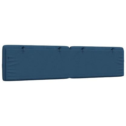 Cuscino Testiera Blu 200 cm in Tessuto - homemem39