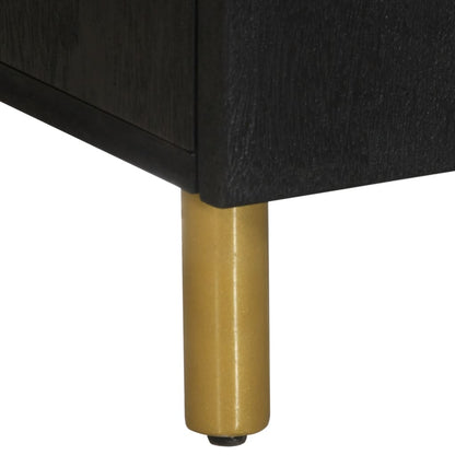 Credenze 3 pz Nere in Legno Multistrato | homemem39