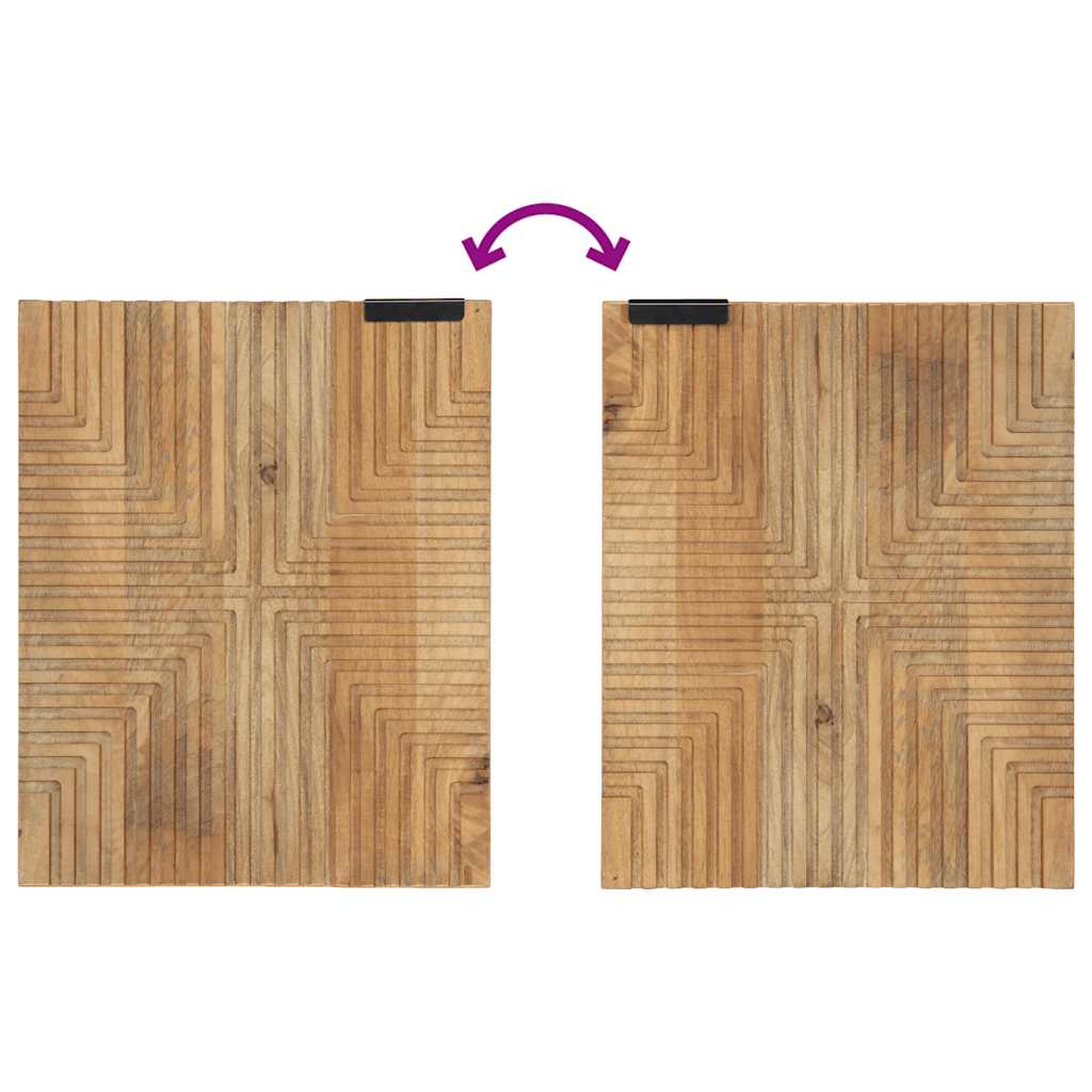 Set Mobili da Bagno 5 pz Marrone in Legno Massello di Mango | homemem39