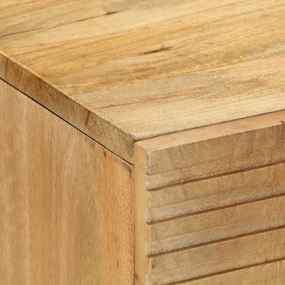 Set Mobili da Bagno 5 pz Marrone in Legno Massello di Mango