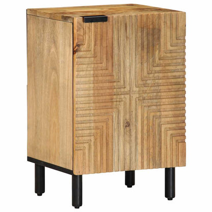 Set Mobili da Bagno 5 pz Marrone in Legno Massello di Mango