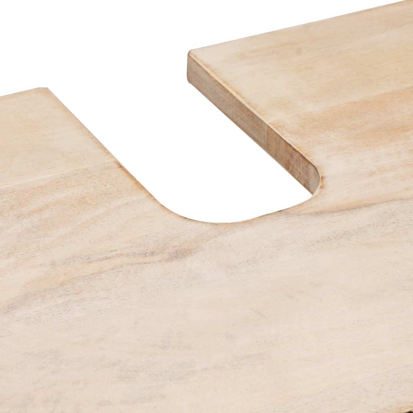 Set da Bagno Finitura Bianco Lavato Legno di mango massello | homemem39