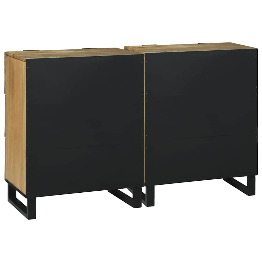 Sideboards con cassetto 2 pcs Marrone 60 x 33.5 x 75 cm - homemem39