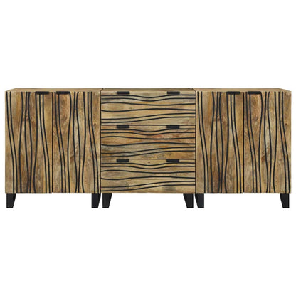 Set di mobili per il bagno 3 pcs Marrone Legno multistrato | homemem39