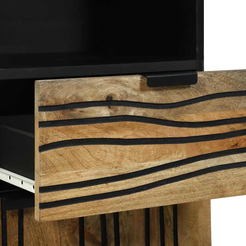 Set di mobili per il bagno 4 pcs Marrone Legno multistrato | homemem39