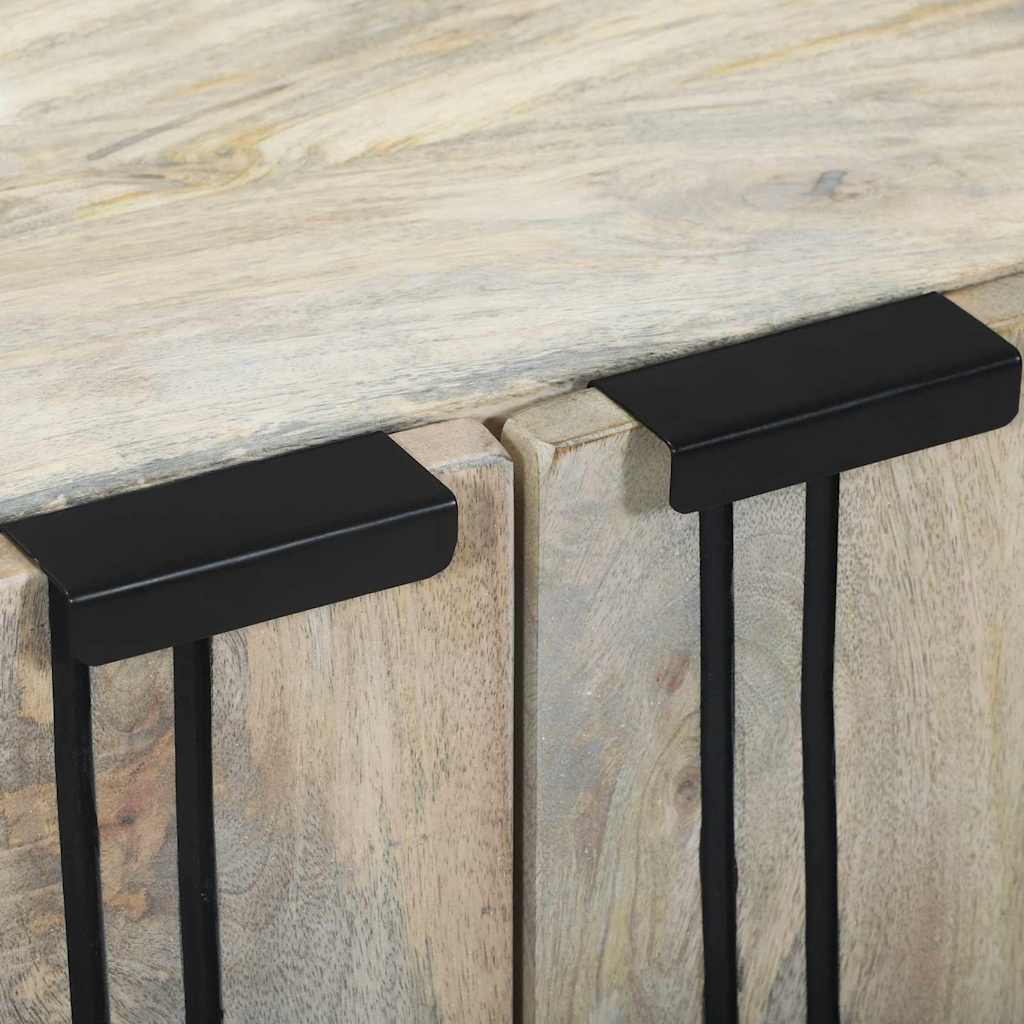 Set di mobili per il bagno 3 pcs Bianco Legno multistrato | homemem39