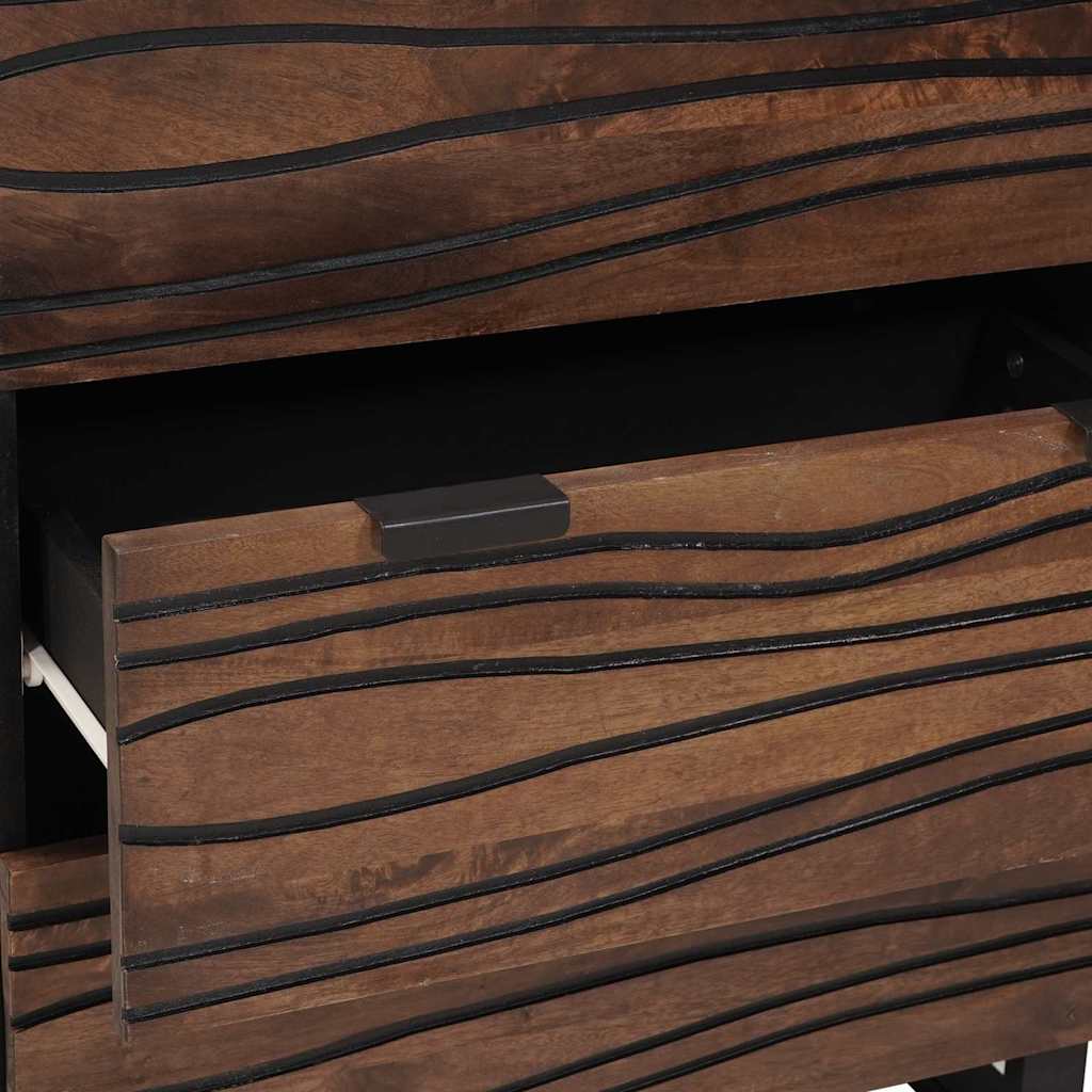 Set di mobili per il bagno 3 pcs Marrone Legno multistrato | homemem39