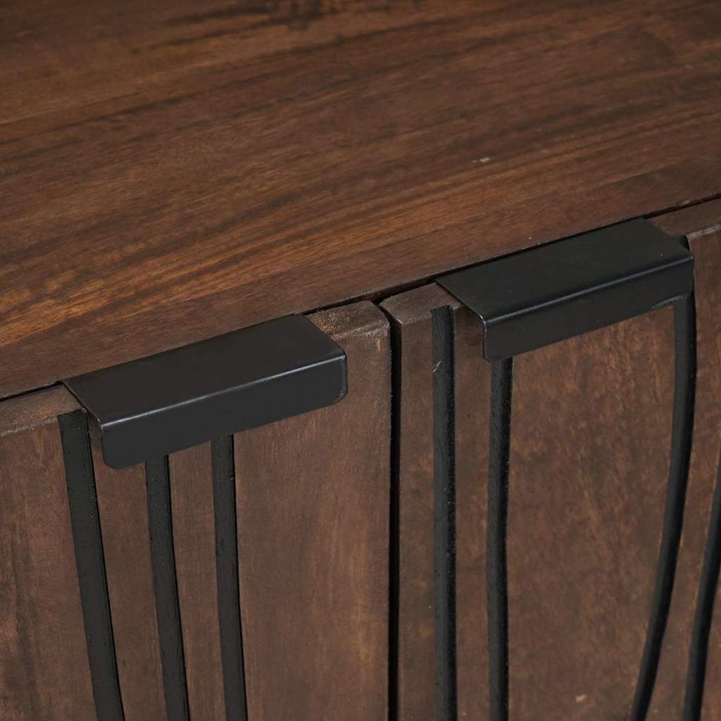 Set di mobili per il bagno 3 pcs Marrone Legno multistrato | homemem39