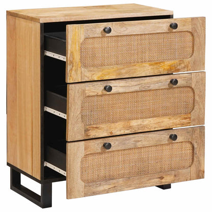Credenza 2 pcs Marrone 60 x 33 x 75 cm Legno di mango massello | homemem39