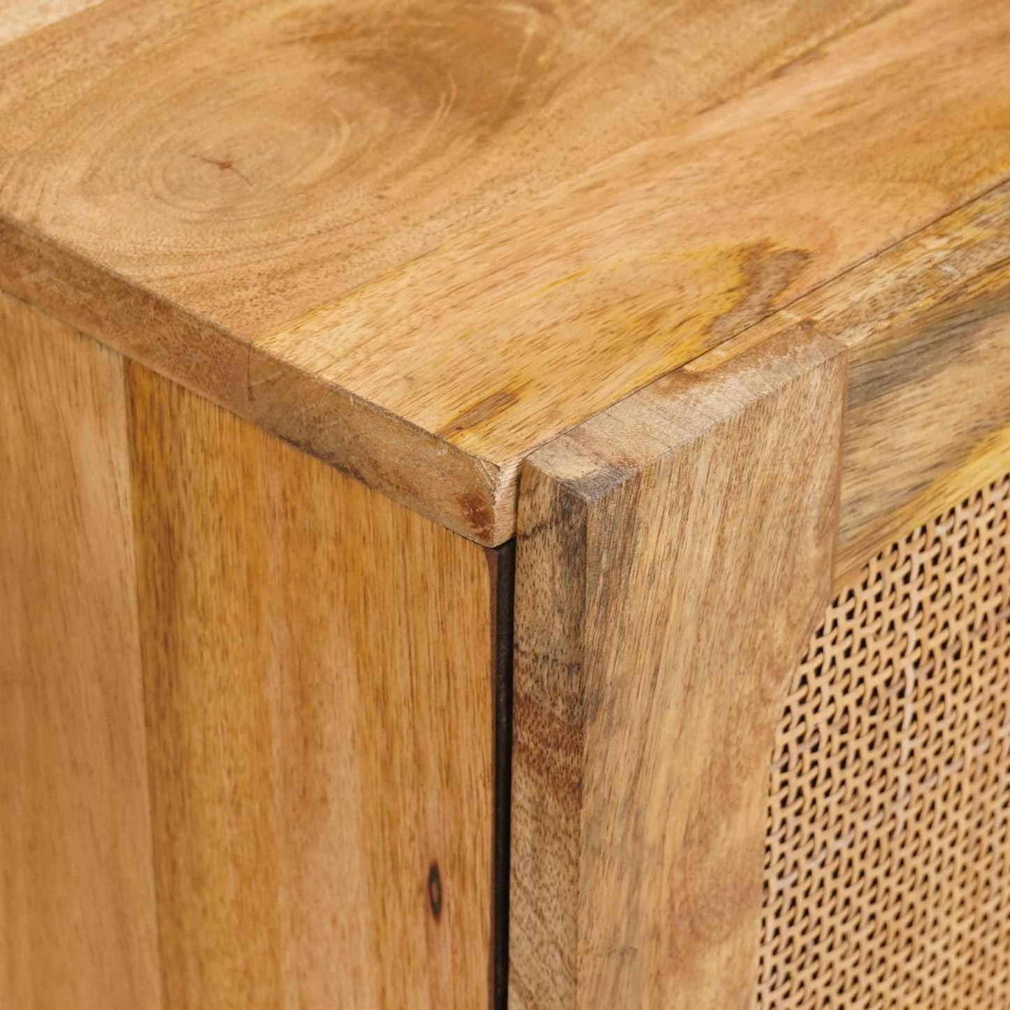 Credenza 3 pcs Marrone 180 x 33 x 75 cm Legno di mango massello