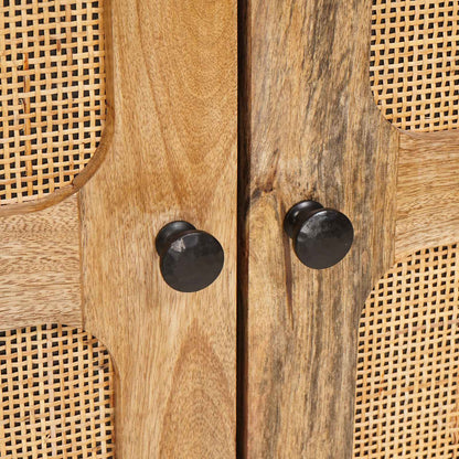 Credenza 3 pcs Marrone 180 x 33 x 75 cm Legno di mango massello