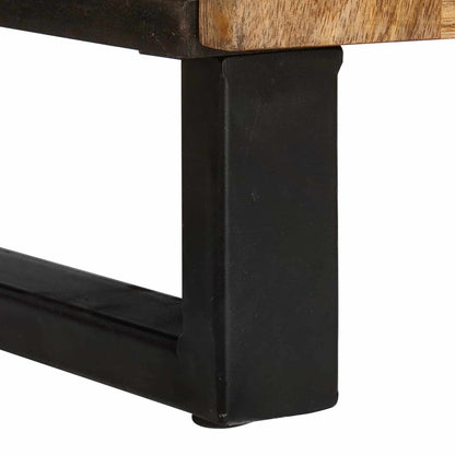 Set da Bagno con cassetto Naturale Legno di mango massello