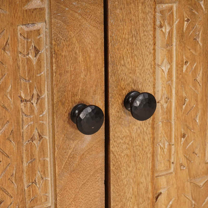 Set di mobili per il bagno 2 pcs Marrone Legno multistrato | homemem39