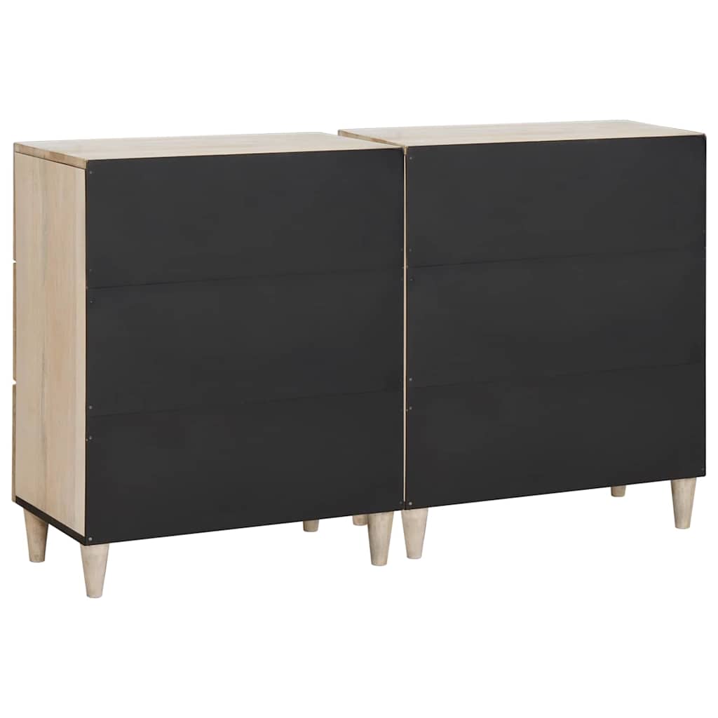 Credenza 2 pcs Bianco 120 x 33,5 x 75 cm | homemem39