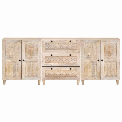 Credenza 3 pcs Bianco 180 x 33,5 x 75 cm | homemem39