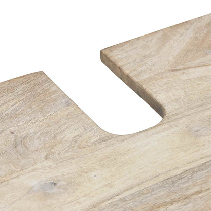 Set di mobili per il bagno 3 pcs Bianco Legno multistrato | homemem39