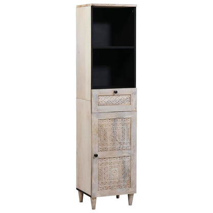 Set di mobili per il bagno 5 pcs Bianco Legno multistrato