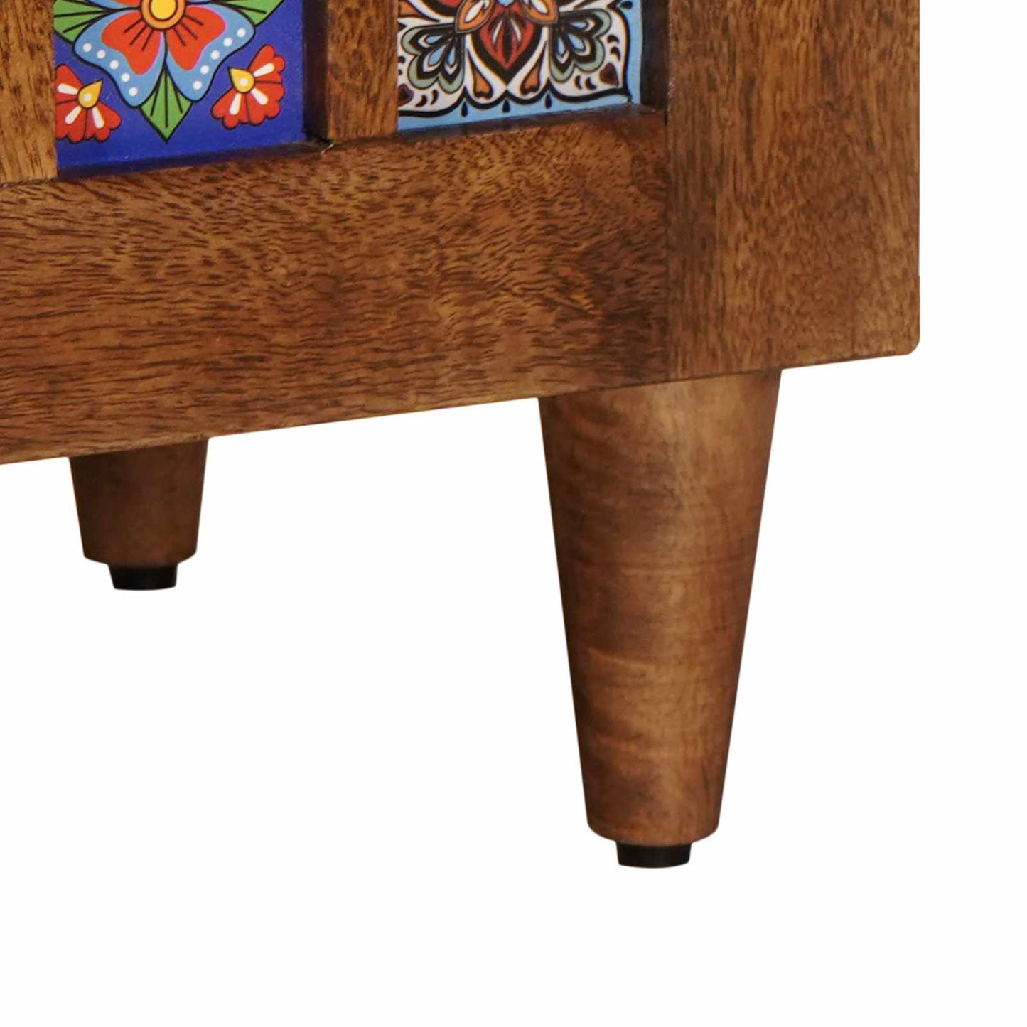 Set di mobili per il bagno 2 pcs Noce Legno di mango massello