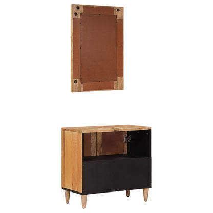 Set di mobili per il bagno Montaggio a parete 2 pcs Naturale | homemem39