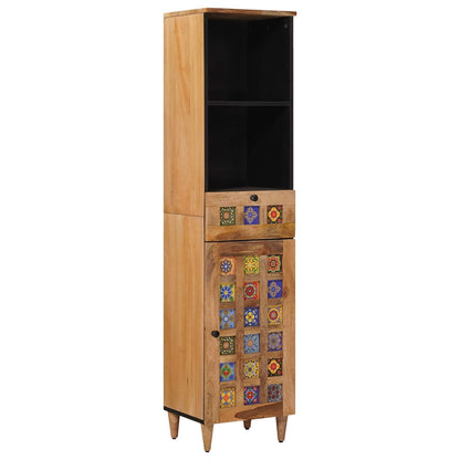 Set di mobili per il bagno con cassetto 5 pcs Naturale | homemem39