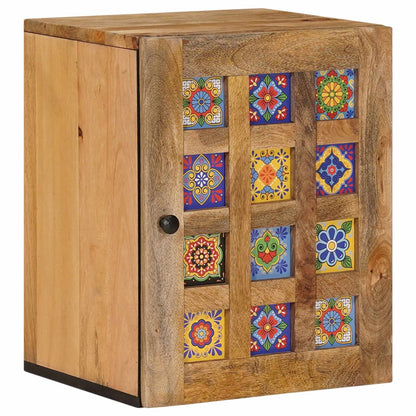 Set di mobili per il bagno con cassetto 5 pcs Naturale | homemem39
