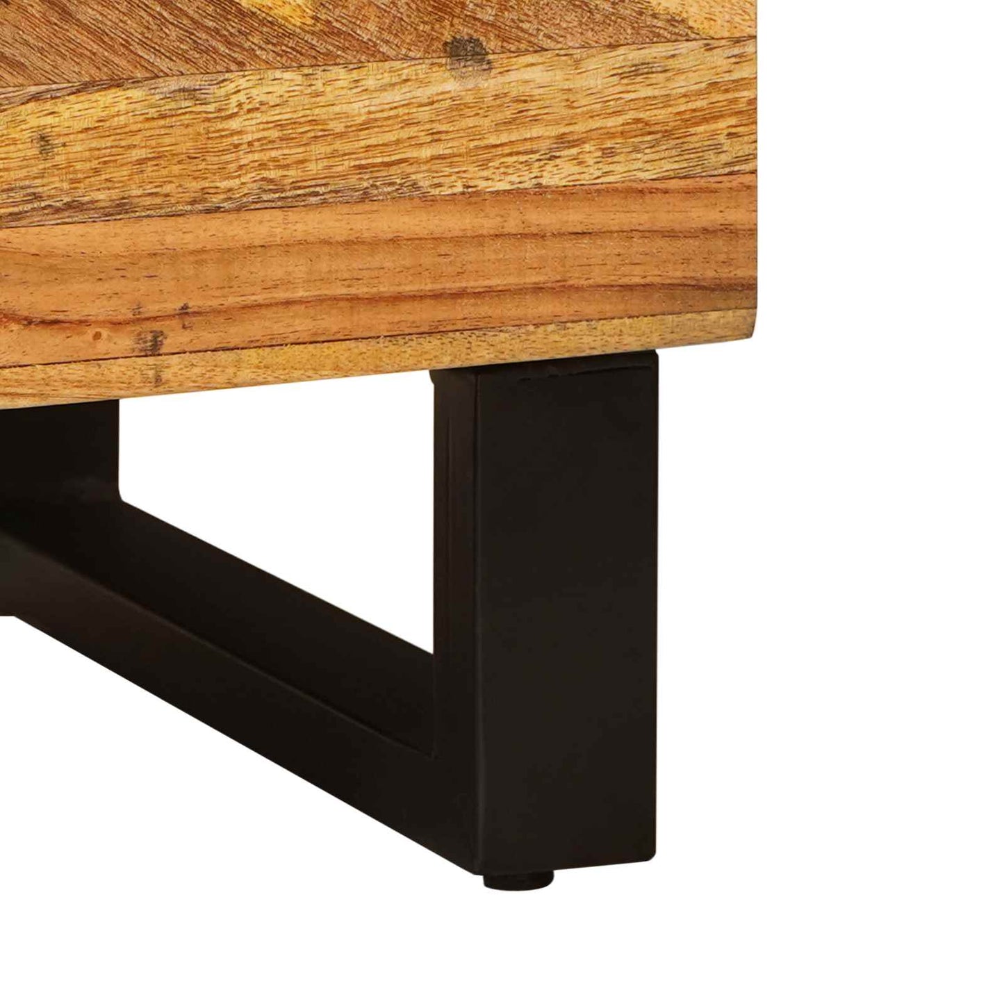 Set da Bagno con archiviazione Naturale Legno di mango massello