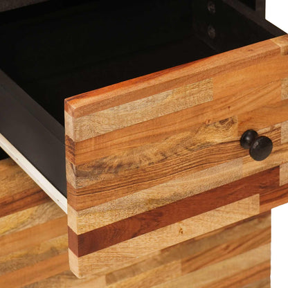 Set da Bagno con cassetto Naturale Legno di mango massello