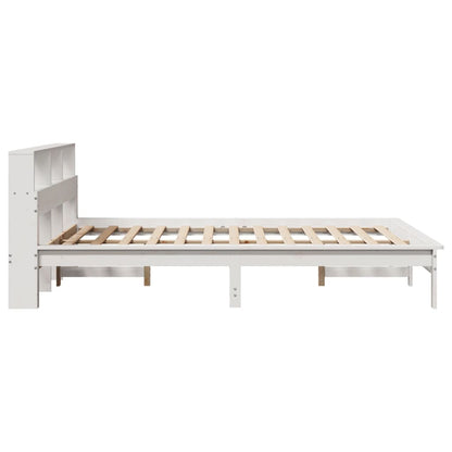 Letto senza Materasso Bianco 140x200 cm Legno Massello di Pino - homemem39