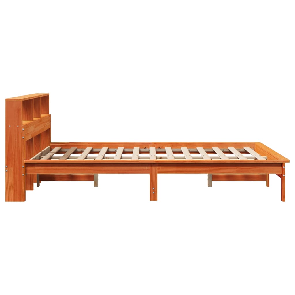 Giroletto senza Materasso Marrone Cera 140x200cm Massello Pino | homemem39