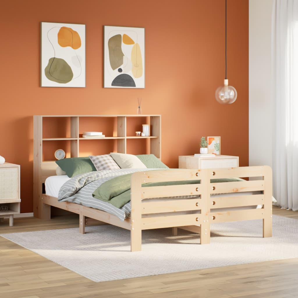 Letto senza Materasso 120x190 cm in Legno Massello di Pino