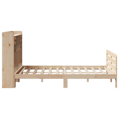 Letto Libreria senza Materasso 120x190cm Legno Massello di Pino