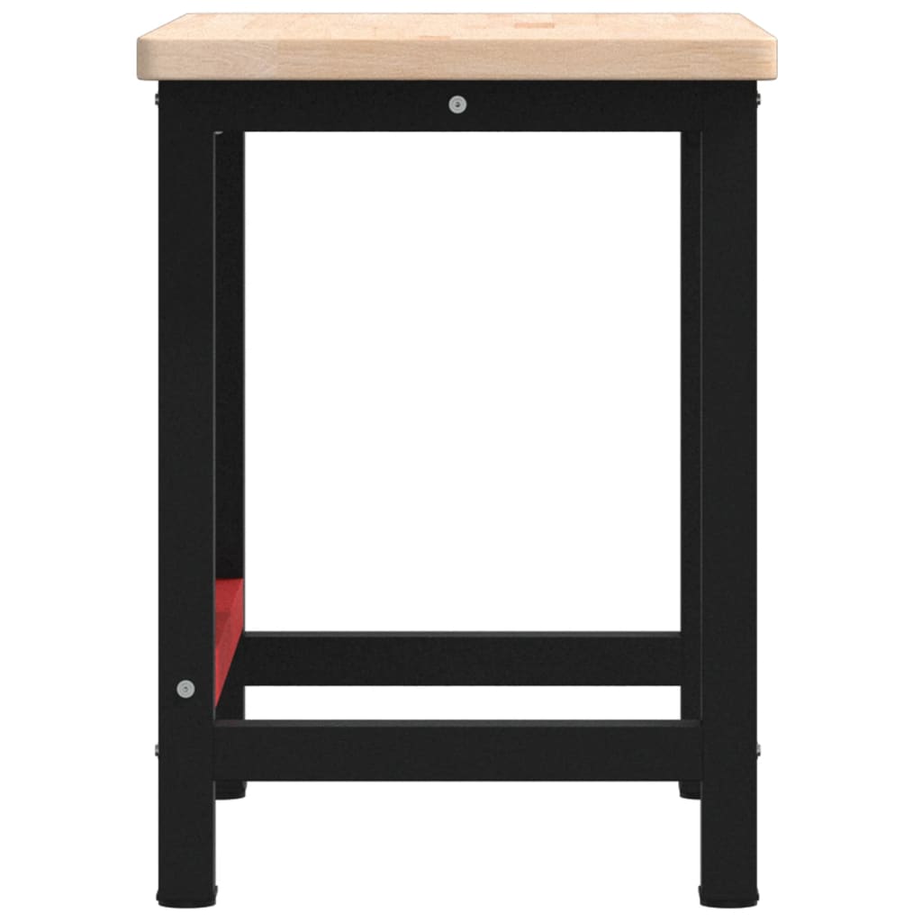 Banco Lavoro 100x60x83 cm Legno Massello Rovere Rettangolare | homemem39