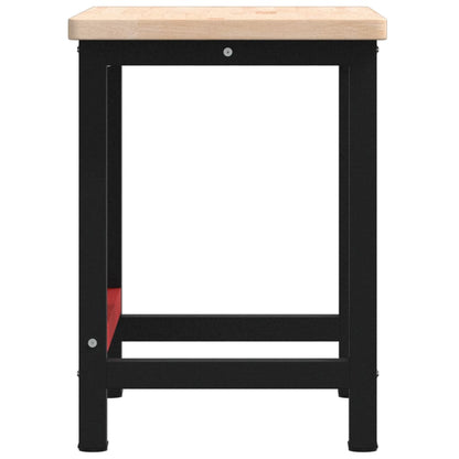 Banco Lavoro 100x60x83 cm Legno Massello Rovere Rettangolare | homemem39
