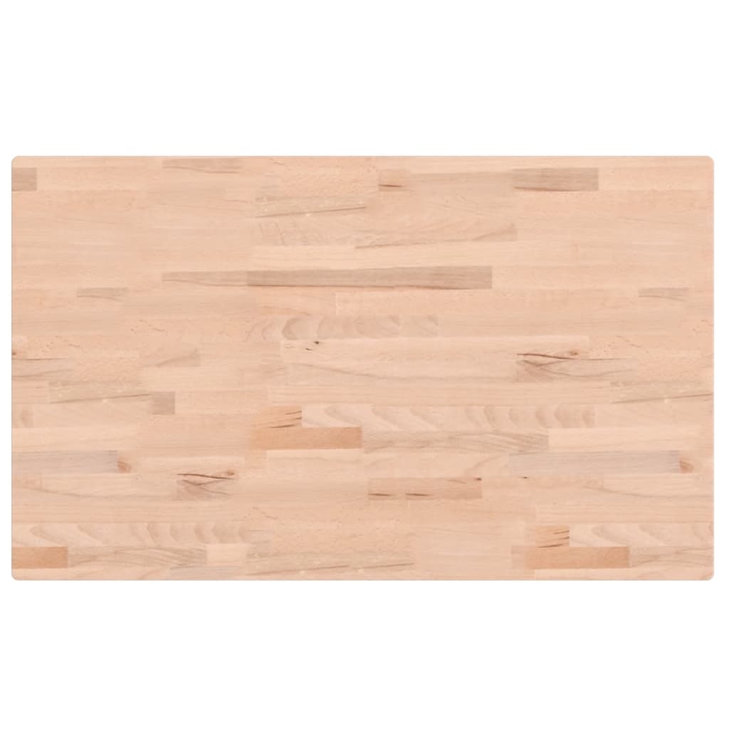 Banco Lavoro 100x60x81,5 cm Legno Massello Faggio Rettangolare - homemem39