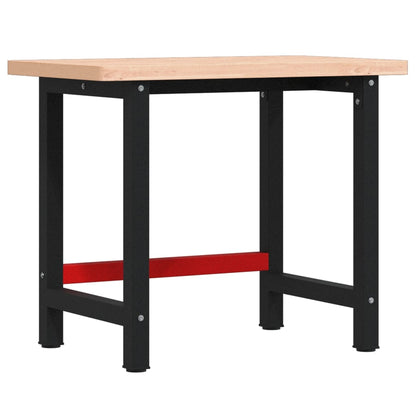 Banco Lavoro 100x60x83 cm Legno Massello Faggio Rettangolare | homemem39