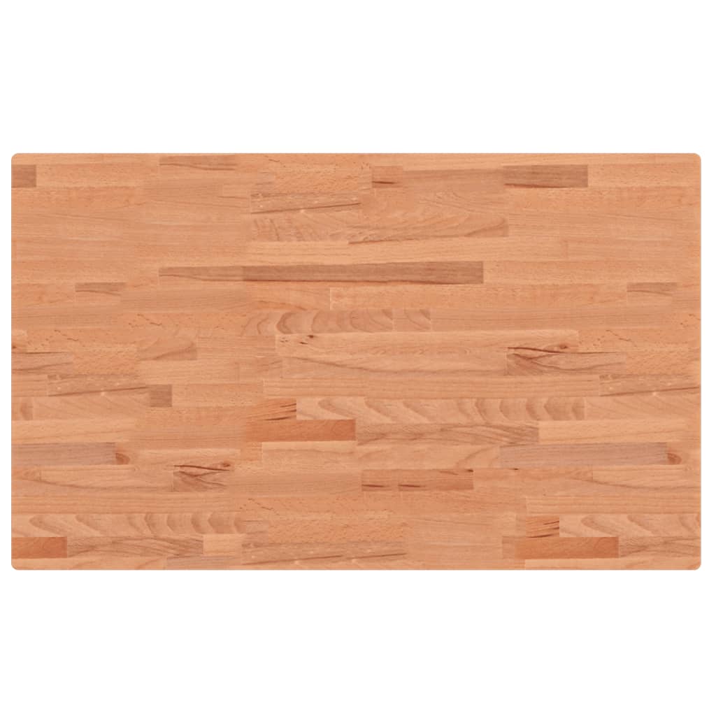Banco Lavoro 100x60x81,5 cm Legno Massello Faggio Rettangolare | homemem39