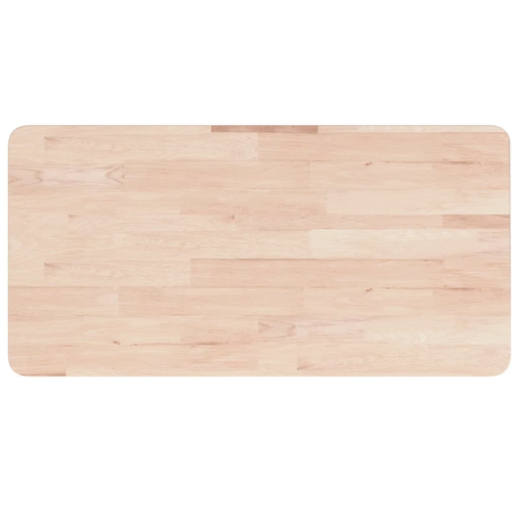 Banco Lavoro 100x60x(73-99,5) cm Legno di Rovere Rettangolare | homemem39